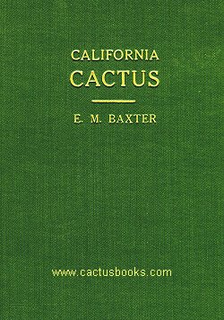 A complete and scientific Record of the Cacti Native in California. 1. Aufl., Los Angeles, Ca. 1935. 93 S., 1 farb. Abb., 79 s/w. Abb., 6 Zeichn., engl., Kldr., 21 x 28 cm, 550 g, (2) Gebrauchsspuren