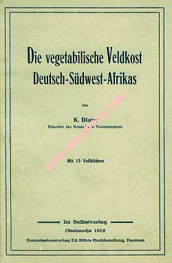 1. Aufl., Okahandja 1912. 60 S., 13 s/w. Abb., Brosch., 16 x 24 cm, 280 g, (2) Gebrauchsspuren am Einbd.