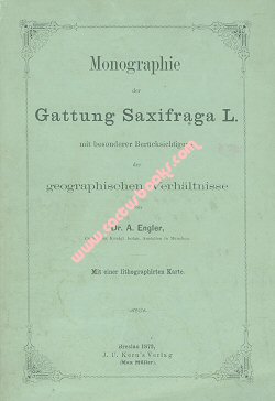 1. Aufl., Breslau 1872. 292 S., 1 Zeichn., Brosch., 14 x 22 cm, 360 g, (2) Ex libris, Einbd.lagerschmutzig m. kl. Fehlstellen